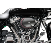 K & N Street Metal Air Intake Kit - Side Drift - Black - Twin Cam RK-3953